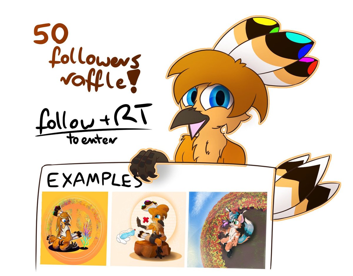 50 followers raffle!
Follow + RT for a chance to win a fullbody art from me!

Winner is drawn on 28.08 at 20CEST
