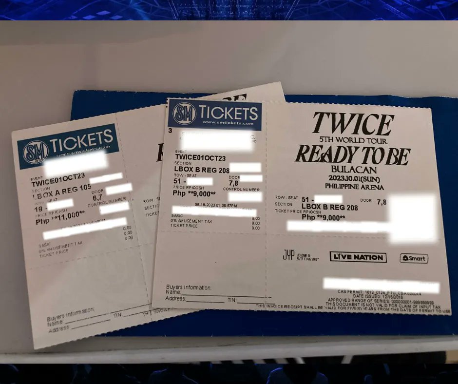 hipthrusthoshi's tweet photo. ‼️ WILLING TO SELL TWICE RTB CONCERT IN BULACAN DAY 2 ‼️

WTS/LFB

LBA REG 105 - ROW 19
LBB REG 208 - ROW 51

- can meetup ( plz yung malapit lang sa baguio) or online transaction

rfs: exam week pa natapat

bns sell lf buyandsell con philippine https://t.co/hE1iFJKYBK
