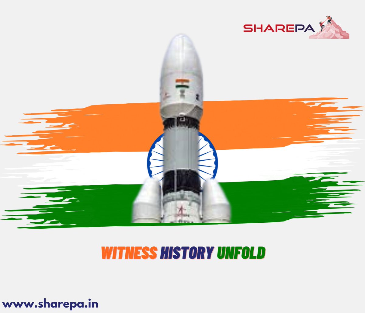 SHAREPA12's tweet photo. 🚀An exhilarating stride for space exploration, sparking national pride🌕🇮🇳🌍 #AllTheBestChandrayaan3
#chandrayan3 #ISRO #india #IndiaOnMoon #SHAREPA #proudtobeindians https://t.co/9W87d47kDf