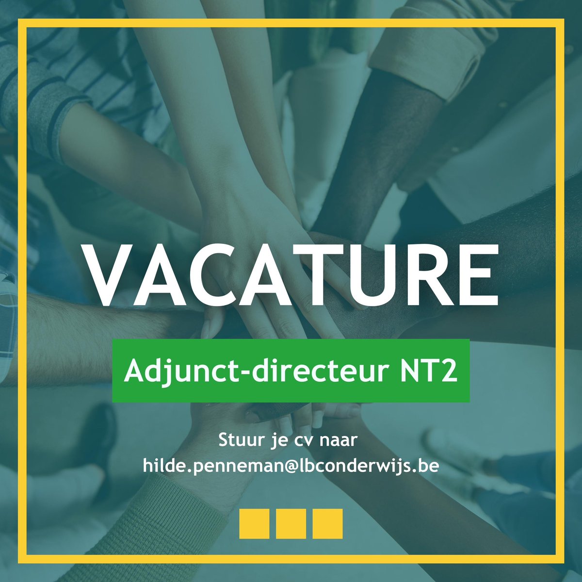 Word jij onze nieuwe adjunct-directeur NT2? #vacature #volwassenenonderwijs #nt2