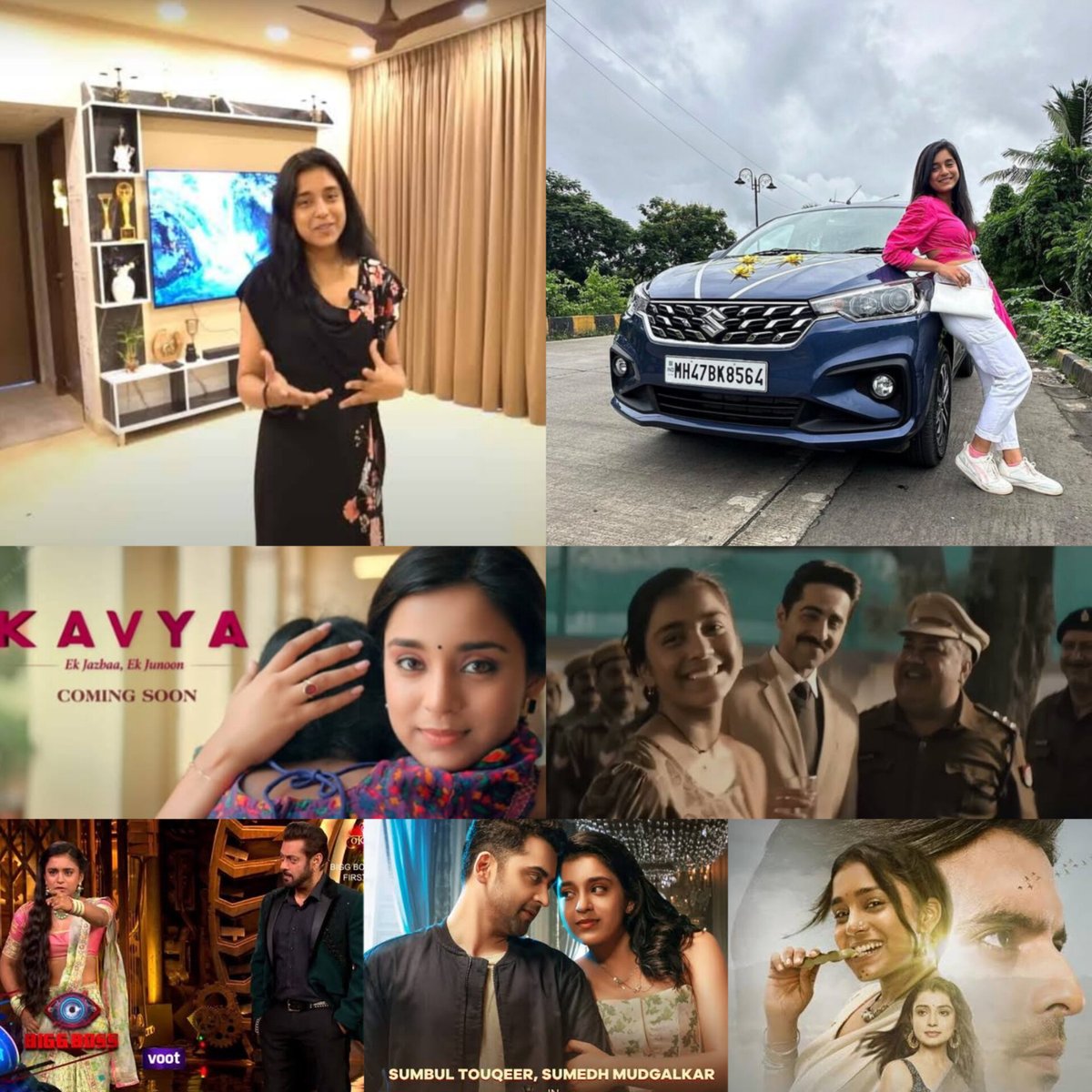 KhabriBossLady's tweet photo. Queen= #SumbulTouqeerKhan
From starring in Movies, MV's, lead in TRP blockbuster #Imlie , youngest  contestant to stay in #BiggBoss house for a long time,to buying new house,grabbing new show #KavyaEkJazbaaEkJunoon to buying a New Car. All in her teens.
Teenage Sensation Sumbul https://t.co/jFI4ygZcmZ