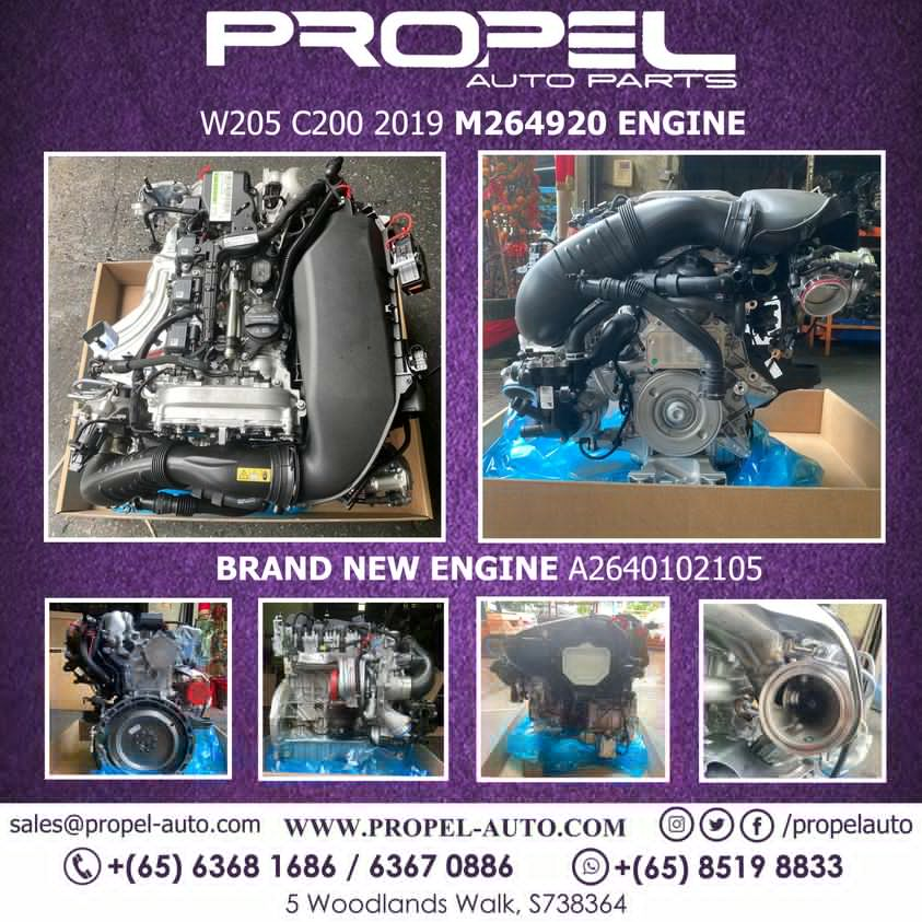 propelauto's tweet photo. Mercedes W205 C200 Hybrid EQ M264920 Engine Block available at #PropelAuto @ EuroWorld

Shop Brand New Mercedes Engines at #Singapore

#ReadyStock #GermanImported #MercedesStockist #M264920 #C200 #EQBoost #C180 #HybridEngine #Engine #Export #EngineRetailer #BlockEngine #LongBlock https://t.co/btBJioiWh9