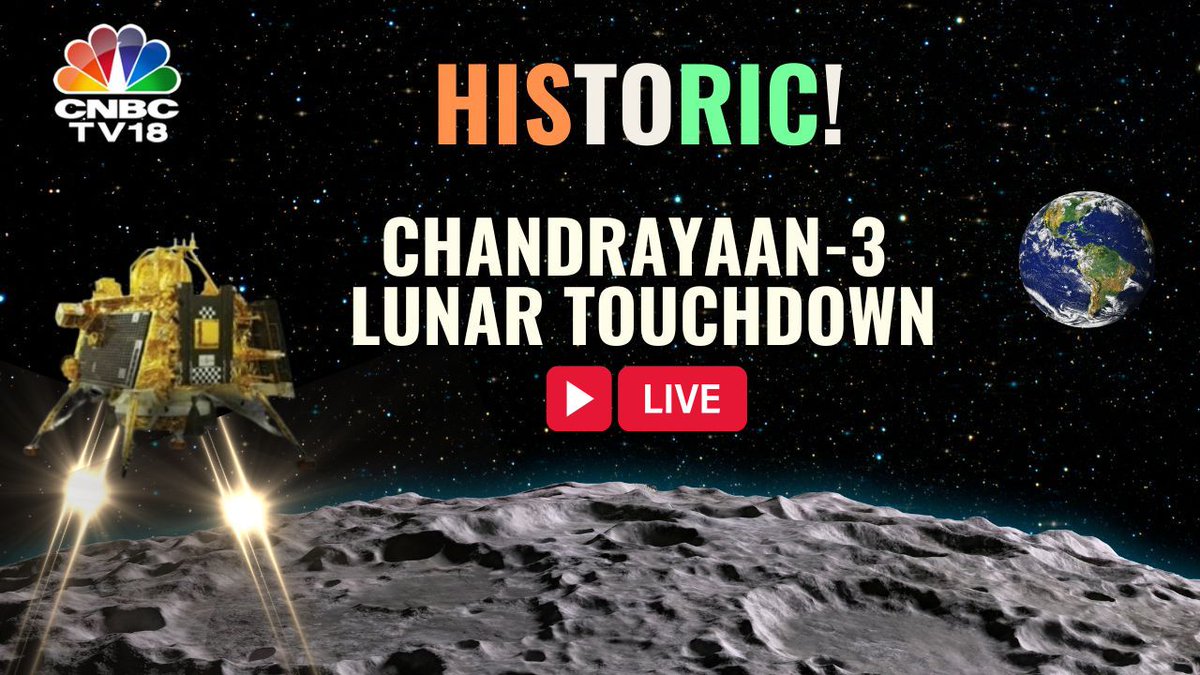 CNBCTV18News's tweet image. India&apos;s moon mission #Chandrayaan-3 will attempt a soft-landing on the Lunar surface. If it succeeds, India will be the first country to land on the Lunar South Pole. @ArchanaaSolanki &amp;amp; @blitzkreigm  speaks to experts including @KishanHarshadT of @GalaxEye, @smahmedhyd, Member,…