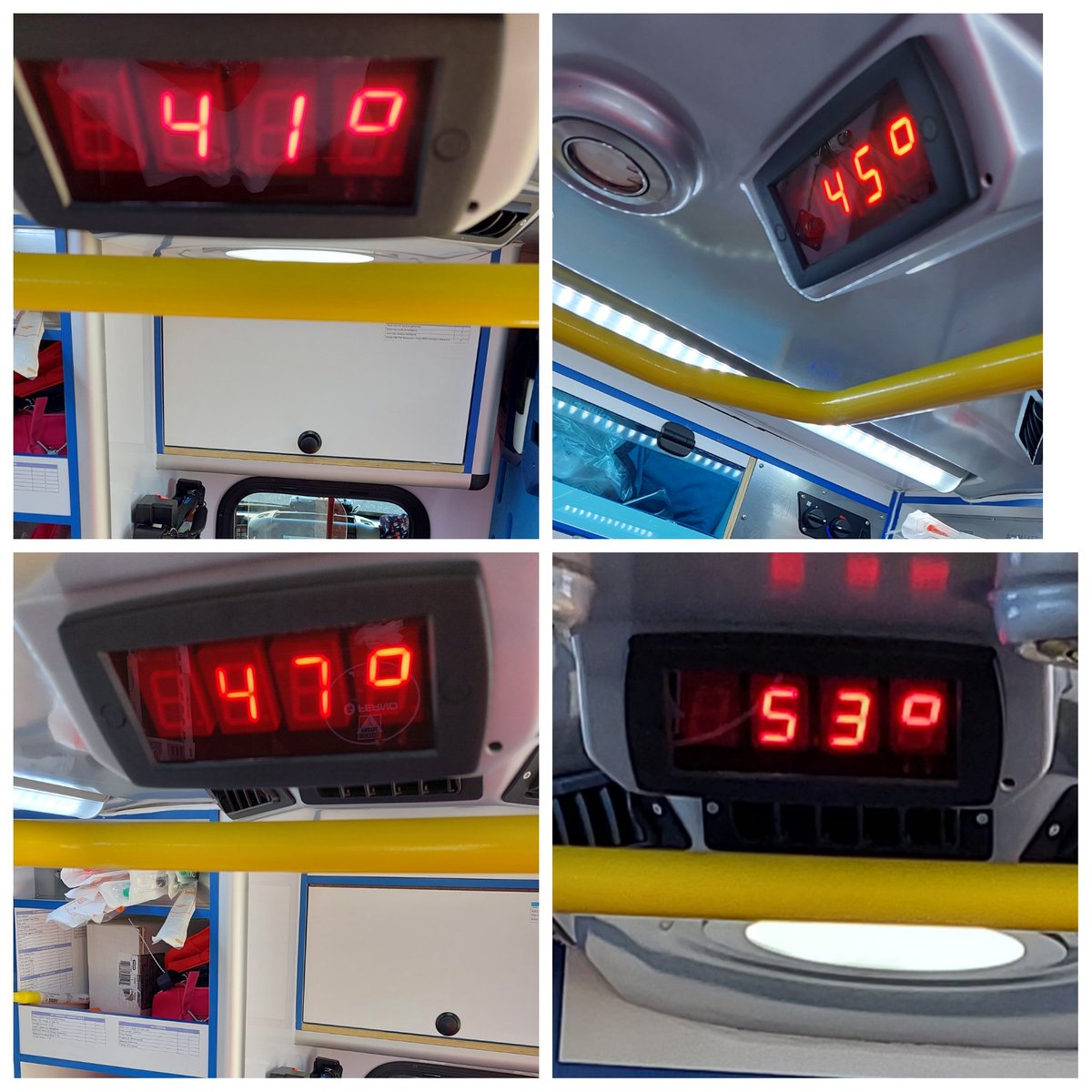 Los trabajadores que realizamos nuestras funciones en la calle, nos enfrentamos a las condiciones meteorológicas que sean, 🌨🌧⛈️🌫☀️.
Atender a cualquier paciente en vía pública con temperaturas extremas🌡, es un condicionante que afecta a todos los intervinientes 🥵
🚑🚓🚒...