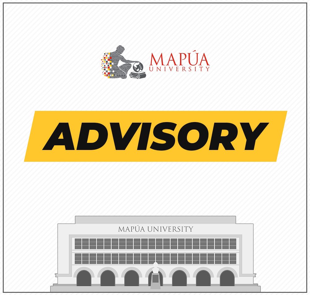 ADVISORY: All classes will be held online on Friday, August 25, to give way to the FIBA Basketball World Cup 2023 opening. 

#MapúaDigitalDay