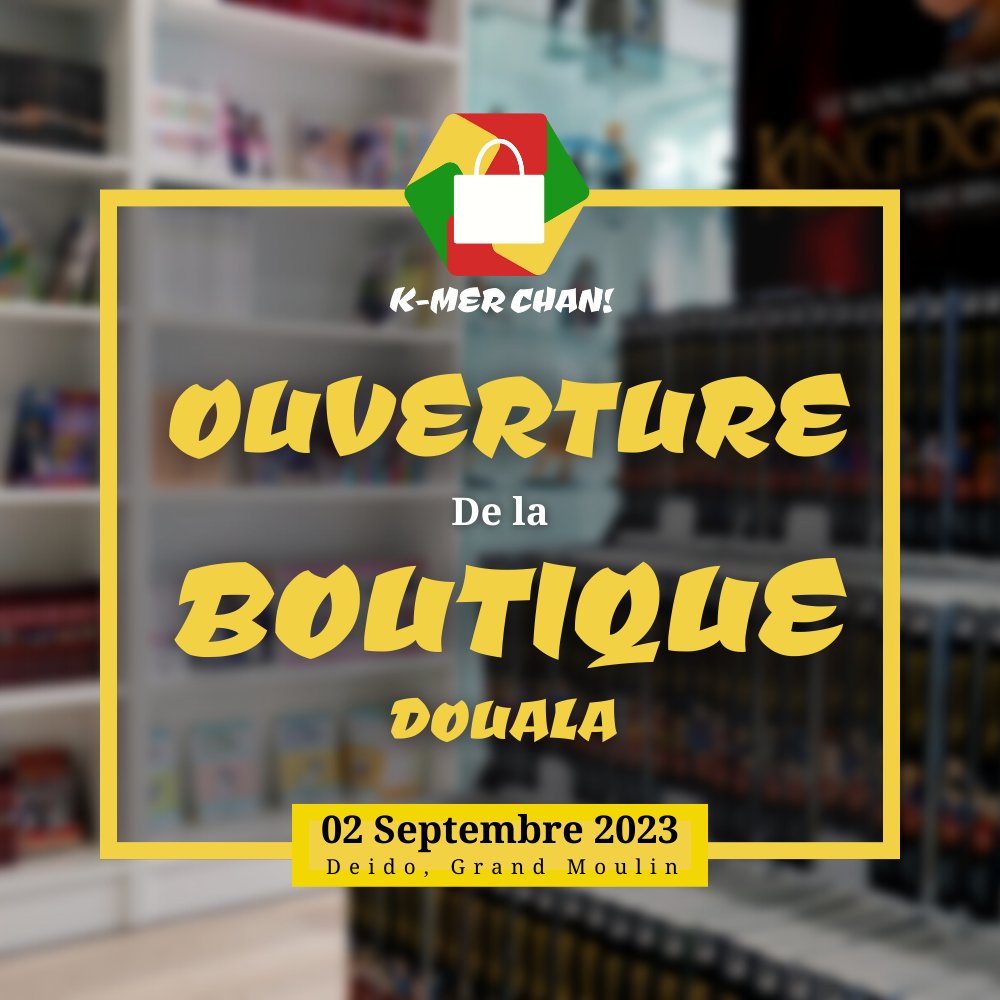 Kmer_Chan's tweet photo. 💝 Hello La Family 💝

K-mer Chan est heureuse de t'annoncer l'ouverture officielle de notre boutique physique de Douala le 02.09.23 🤩🤩🤩

Des jeux et des lots sont prévus pour rendre cette journée mémorable. Alors reste à l'écoute pour ne rien rater ce jour-là🔥🔥🔥 https://t.co/HL4dtB4Auh