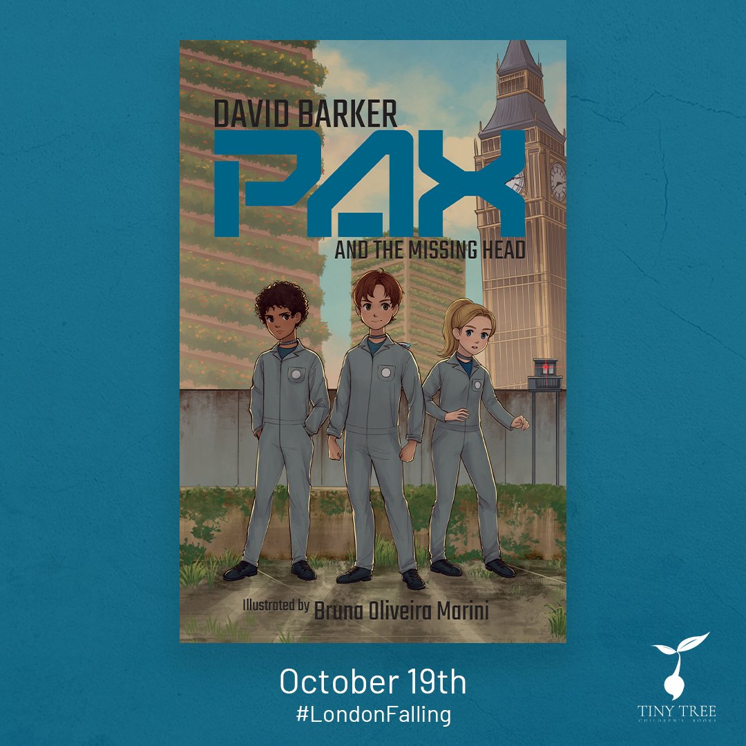 Tiny Tree Books π (@tinytreebooks) on Twitter photo Pax and the Missing Head β publishing October 19th, 2023
As New London defends itself behind a giant wall, 12-year-old Pax just wants peace. Until one day he finds himself at the centre of a conspiracy.
Pre-order today: uk.bookshop.org/p/books/pax-anβ¦
<a href="/bluegold201/">David Barker π Pax & The Missing Head out now</a> #LondonFalling Pax and the Missing Head β publishing October 19th, 2023
As New London defends itself behind a giant wall, 12-year-old Pax just wants peace. Until one day he finds himself at the centre of a conspiracy.
Pre-order today: uk.bookshop.org/p/books/pax-anβ¦
<a href="/bluegold201/">David Barker π Pax & The Missing Head out now</a> #LondonFalling