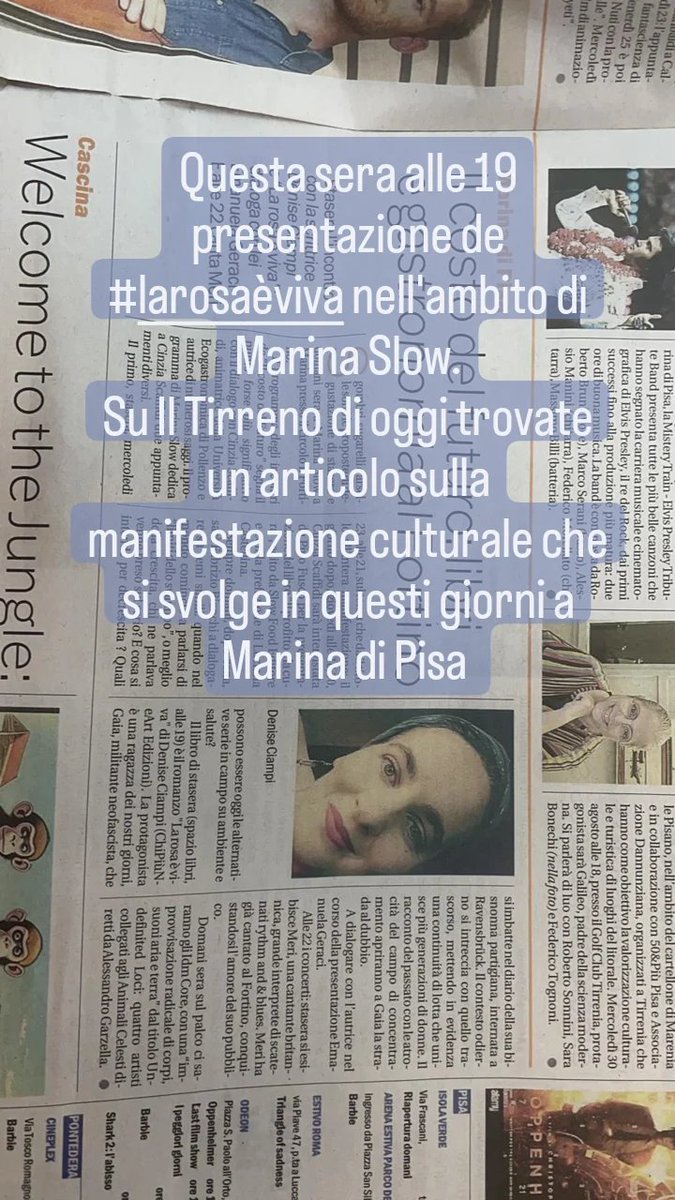 #larosaèviva #marinaslow