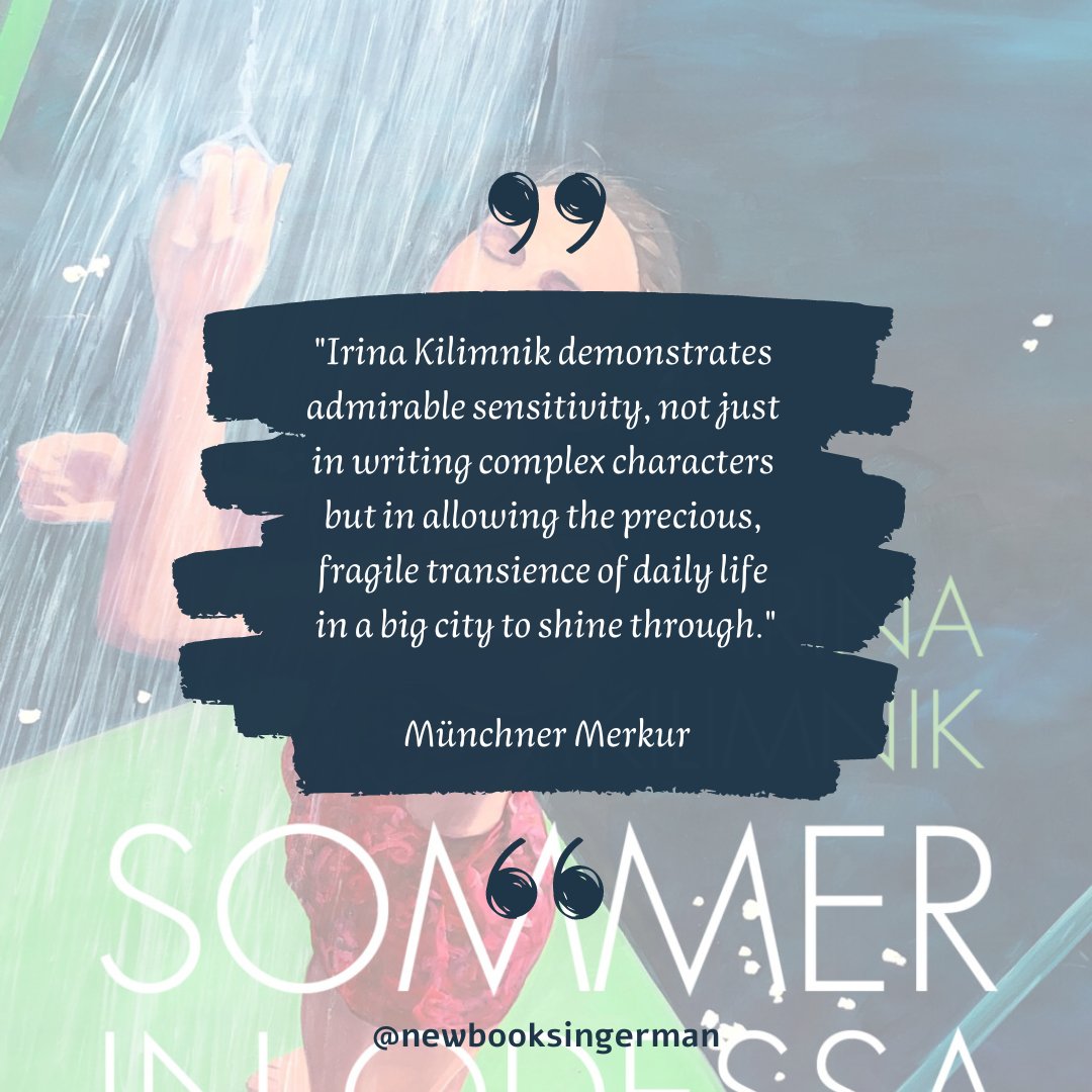 newgermanbooks's tweet photo. Set during Russia’s annexation of Crimea in 2014, Sommer in Odessa is a rich portrait of family and #friendship, a #novel about identity and personal transformation with a fresh, contemporary feel. Read more about this #NBGrecommendation here: https://t.co/GOuGGnAUaX @keinundaber https://t.co/0l9ijDNFMq