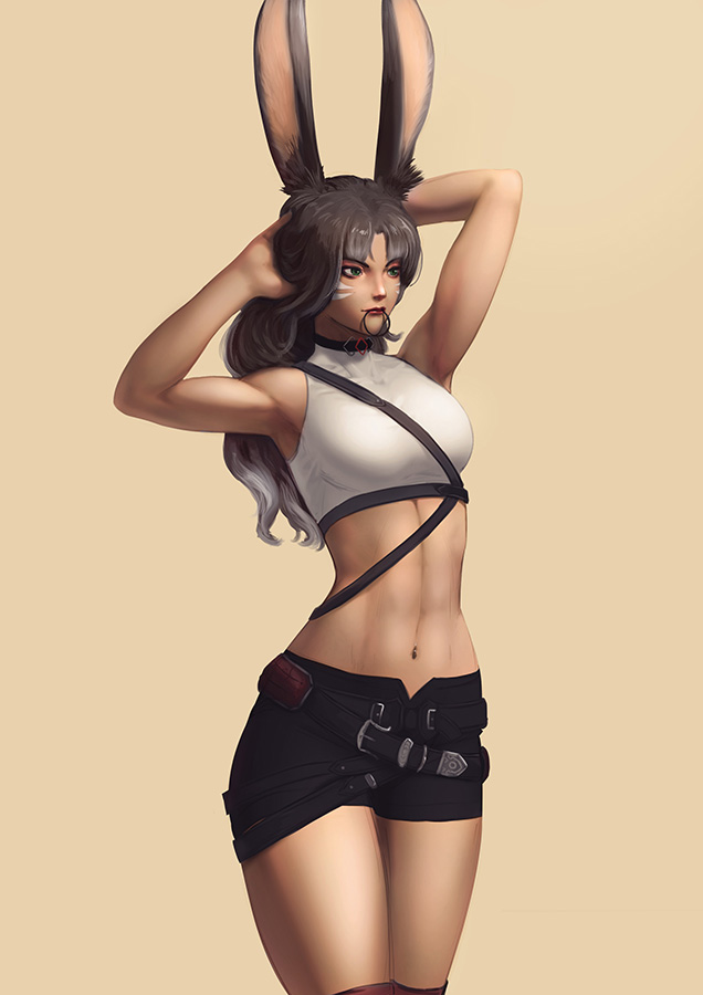 New commissioned Viera OC done! This is for @sent_ou been a while since I drew a FFXIV character, but there is one more I'm working on. Can't upload it just yet though.