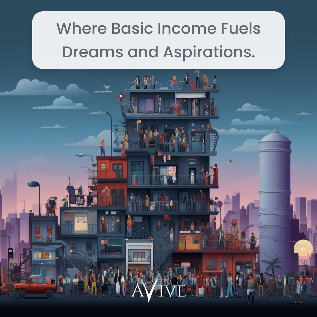 Avive_World's tweet photo. 👉Did you know that #Avive hosts the world's most extensive #decentralized Universal Basic Income (#UBI ) ecosystem?

🧵🧵 (1/4) https://t.co/ikyAXZjygB