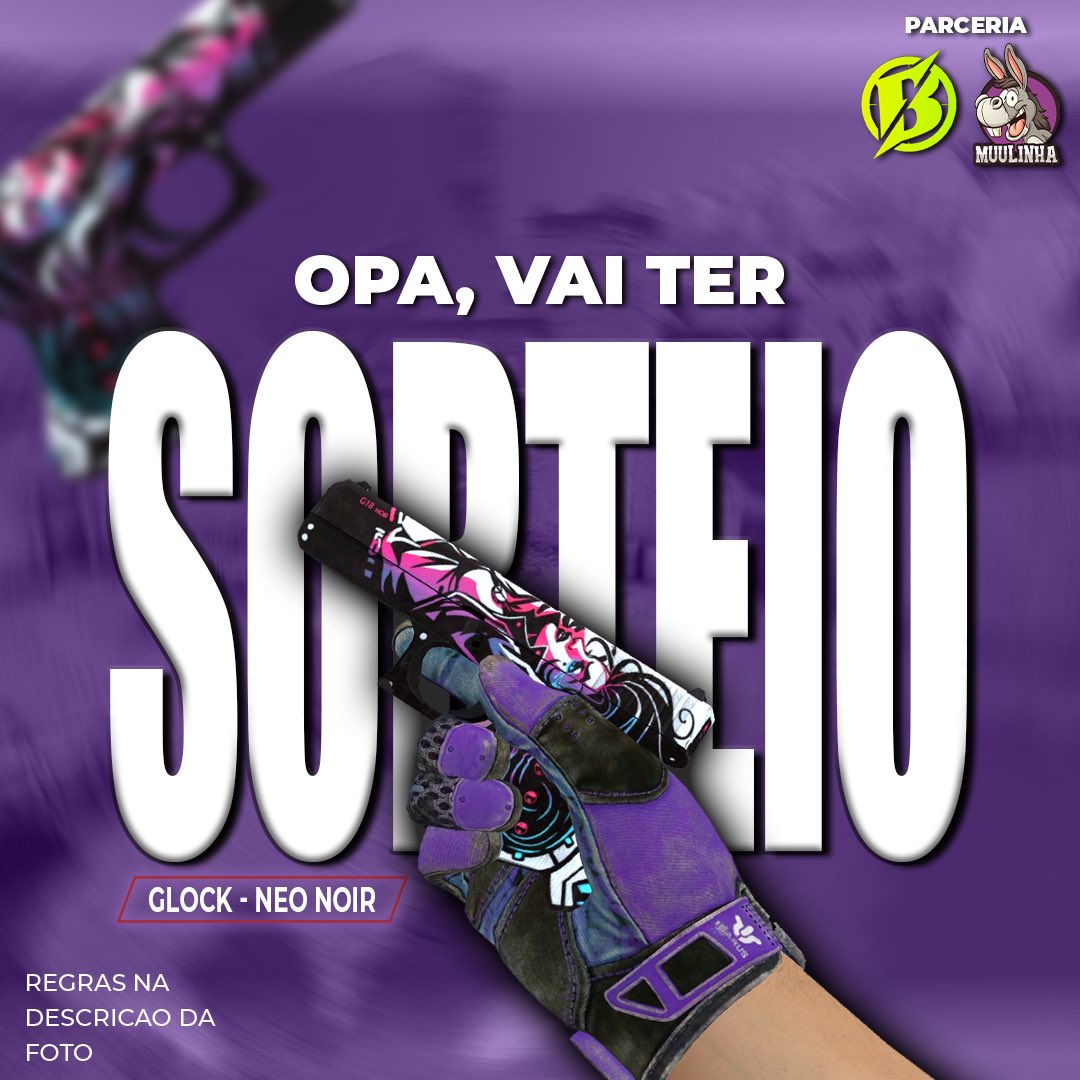 brasilstormCS's tweet photo. 🚨SORTEIO!EIO!EIO!🚨

Sorteio em parceria com nosso parça @muulinha 

Para participar👇
▶️Siga @brasilstormCS 
▶️Siga @muulinha
🔁Retweet
⬇️Like + Subscribe
https://t.co/4vHqw9hVwG
print nos comentarios

Sorteio dia 01/09
*Apenas para brasileiros
#Giveaway #CSGOGiveaway #csgoskinsgiveaway