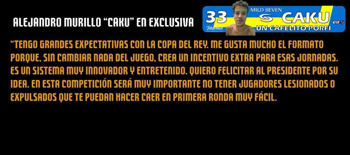 fantasyQNLV's tweet photo. Esta semana se ha pasado por los micrófonos de nuestra liga Caku, el presidente de "Un Cafelito Porfi". Ha repasado la actualidad de su club, se ha atrevido a hablar de otros equipos y ha dado su opinión sobre la nueva Copa del Rey https://t.co/FQelWVj0Ae