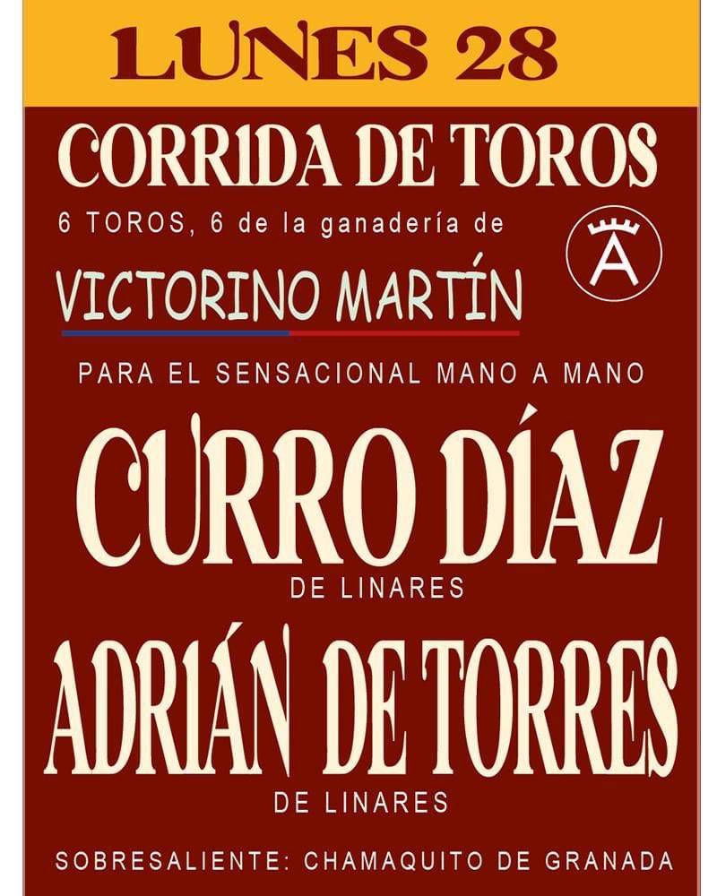 RadioGachi's tweet image. 🔥 SORTEO RADIO GACHI 🔥
 
🐂 1 ENTRADA para ver el MANO A MANO de @CurroDiazOf - @DeTorresAdrian para este LUNES día 28 de AGOSTO. 

1️⃣ Síguenos 
2️⃣ Haz RT
3️⃣ Responde al tweet mencionando a 2 personas

🕛 Viernes 19:00H SORTEO
📍Plaza de toros de Linares
🏆 1 entrada para el…