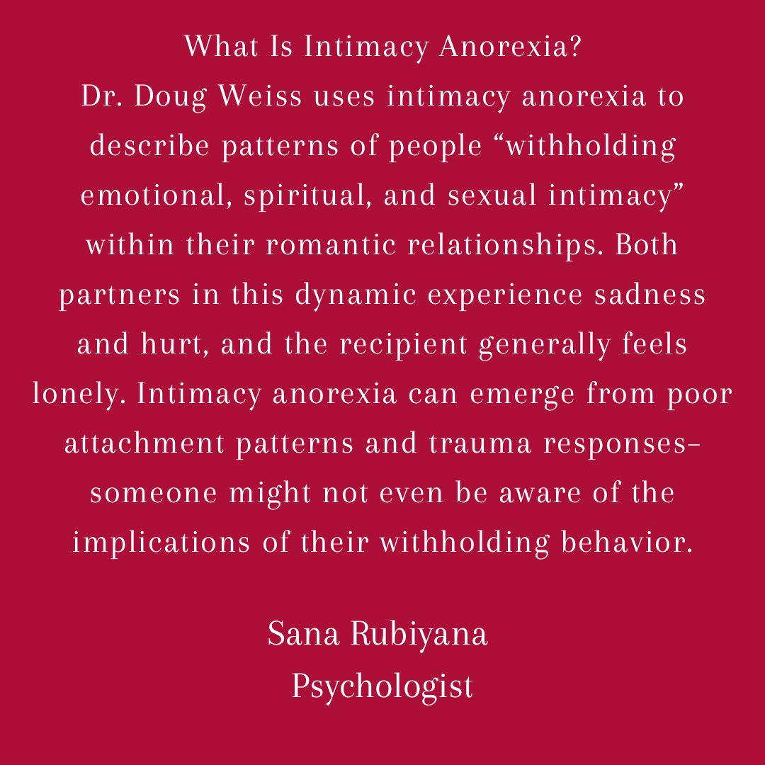 SRubiyana's tweet photo. #intimacy #intimacyanorexia #intimacycoach #intimacyissues #emotionslintimacy #physicalintimacy #spiritualintimacy #sextherapy #marriagetherapy #relationshipcounselling #emotionalabuse #intimacyexpert #attachmentstyles #trauma #childhoodadversity #childhoodtrauma #sexualtrauma https://t.co/b3mNSkxyZt