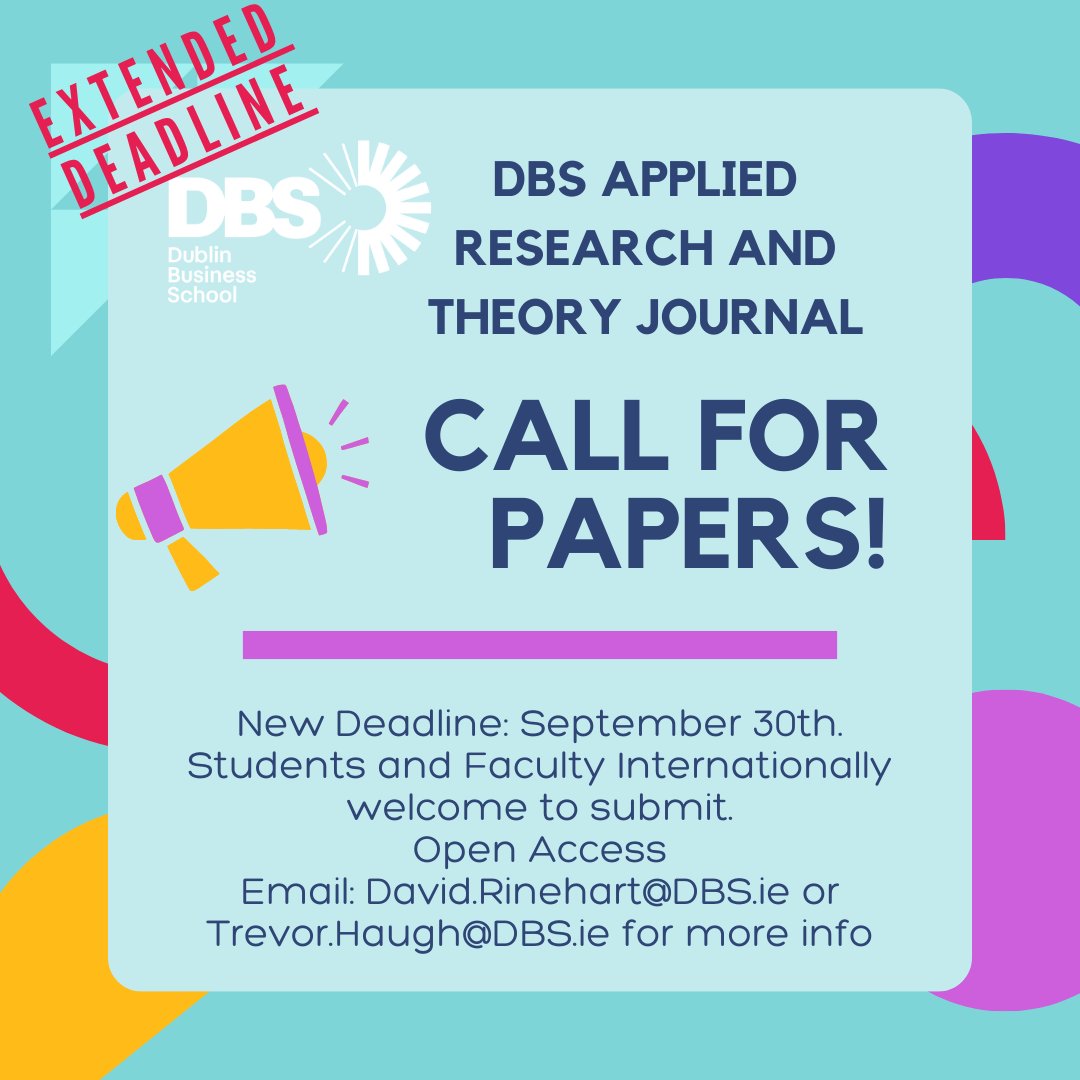 DBS Applied Research and Theory Journal tweet media