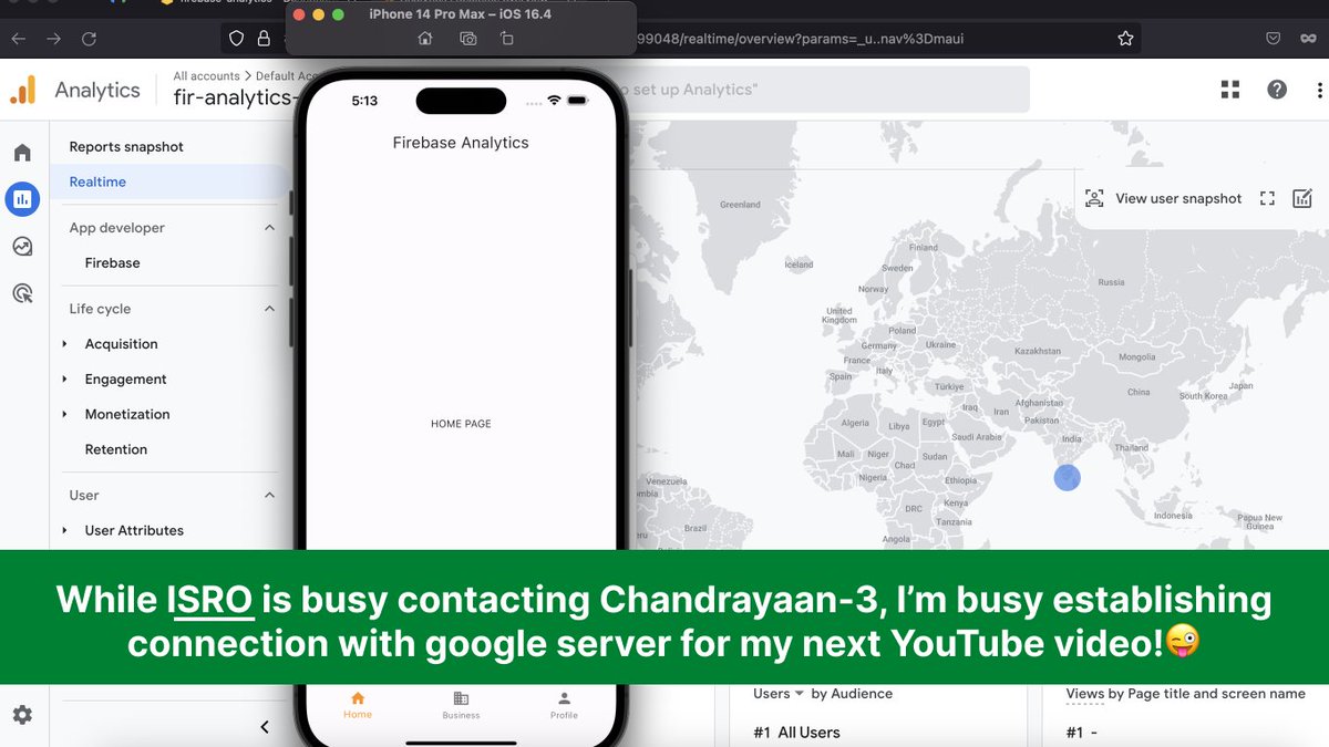While #ISRO is busy contacting Chandrayaan-3, I’m busy establishing connection with google server for my next YouTube video!😜

#Chandrayaan3  #flutter #india #google #appdevelopment #flutterdev  #MobileApp #uiuxdesign