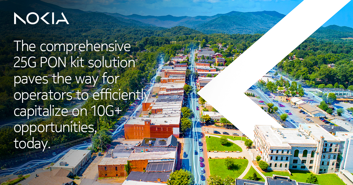 To aid with the ongoing evolution of fiber, Nokia is proud to bring the first symmetrical 25G PON solution to market. Learn more about the tool, as well as the new multi-source agreement with vendors and partners here: nokia.ly/3qzgZzL.

#Fiber #PON #ConnectingTheWorld