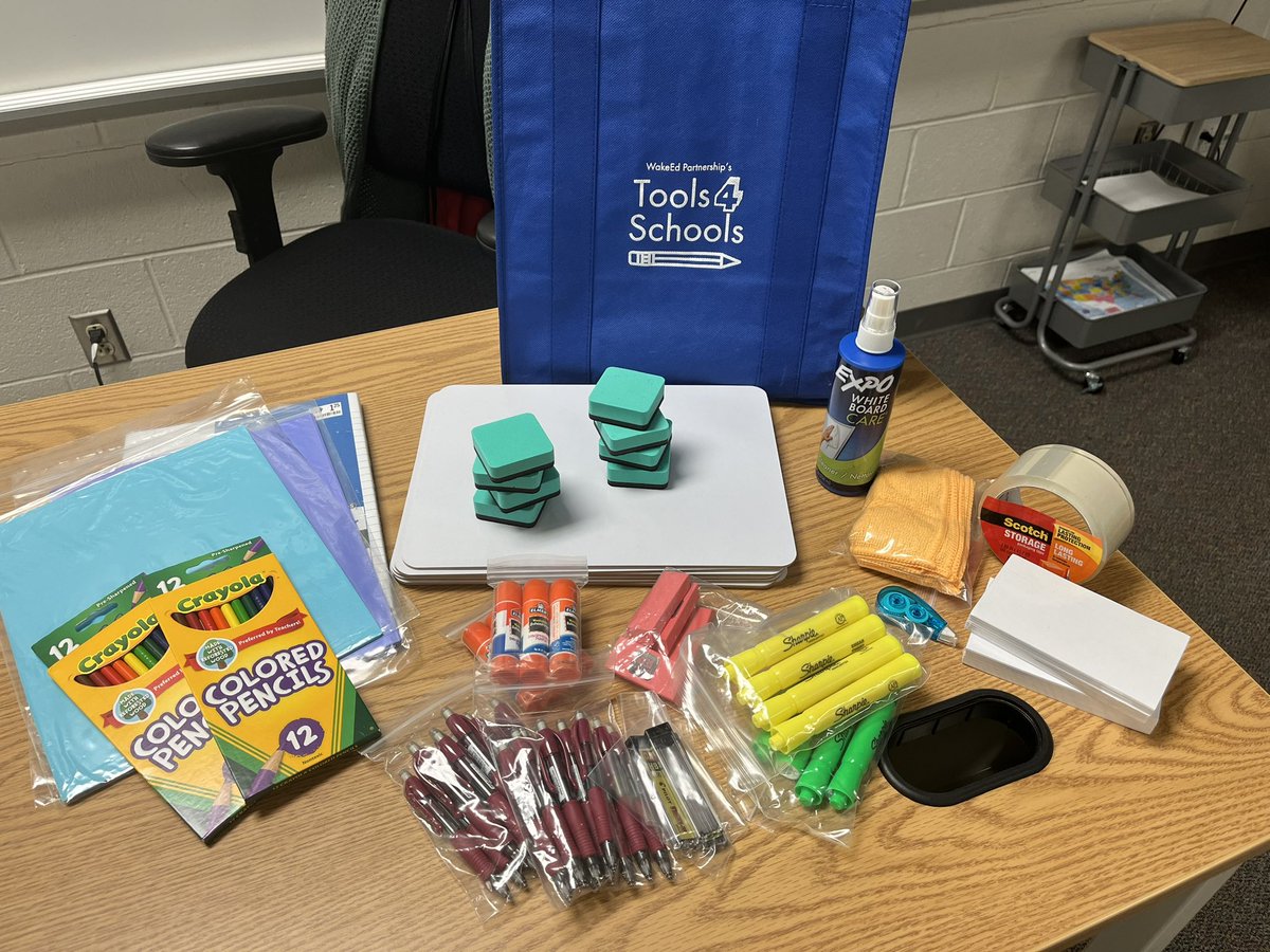 Thank you @wakeedpa! Your Tools4Schools event is definitely helping to be ready for the new school year!