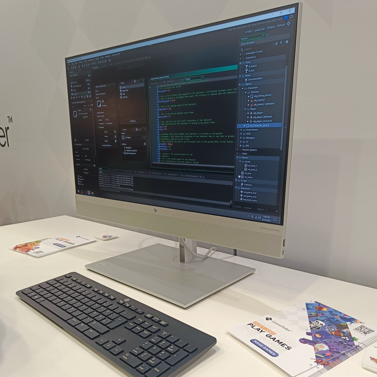 Day 1 of #gamescom2023 for the #GameMaker crew! 🎮🙏