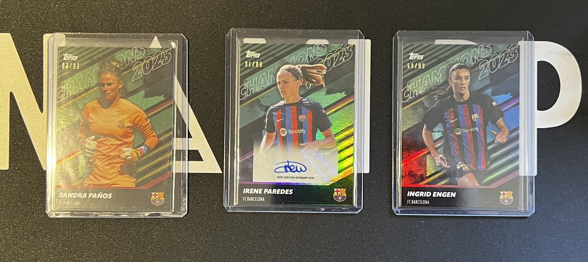 ivanbapo's tweet image. Un vistazo al nuevo set Fc barcelona women winner team set 2023 de @Topps_UK 

#topps #toppsespaña #toppsfootball
#toppssoccer #toppstradingcards #fcb #fcbfemeni
#2023 #cards #tradingcards #cromos
#coleccionismo #coleccionista #collector
#asocards #lascardsdeasocards #hobby
