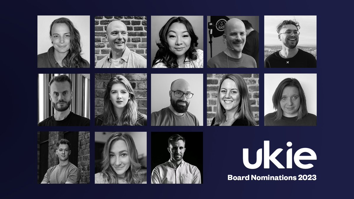 Voting to fill five spaces on the Ukie board is open NOW to all Full members and fee-paying Partners! You'll receive your link to vote via email - for now, take a look at this years nominees ⬇️ ukie.org.uk/ukie-board-ele… @eloisesinger_ @RogueBx @DocRobotnik