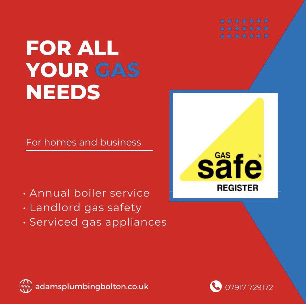 adamphsltd's tweet image. We are Gas Safe engineers

With Autumn approaching now is the time to book your annual service 🍂 🧣 

Book your service today... 📲 07917 72917 ☎️ 01204 322 449

#plumping #plumbingneeds #gasfire #gasfireservice #gasfirefitting #gasfirereplacement #boltonplumber