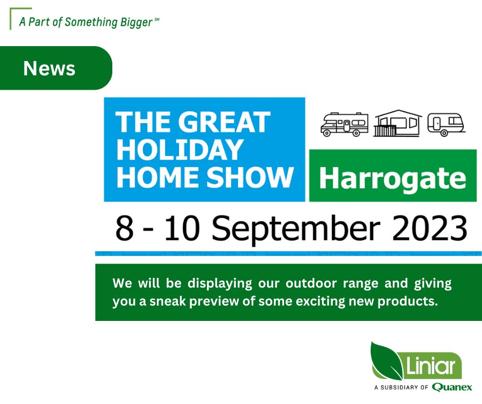 The biggest outdoor holiday home, caravan and motorhome show in the UK is heading to Harrogate in September  - and Liniar's exhibiting!

Don’t miss out, book your tickets at: pulse.ly/lgn8ckbgxr

#Liniar #HolidayHomeShow #HarrogateEvent #ghhs2023