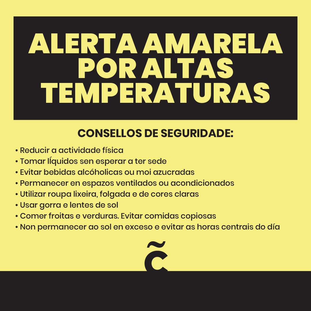 ConcelloCoruna's tweet photo. 🔴 AVISO IMPORTANTE | Situación meteorolóxica na área da Coruña

🌡️ Ante a previsión de temperaturas máximas de 34 grados, o Concello da Coruña recomenda seguir unha serie de recomendacións: https://t.co/kcUyCRR0DB