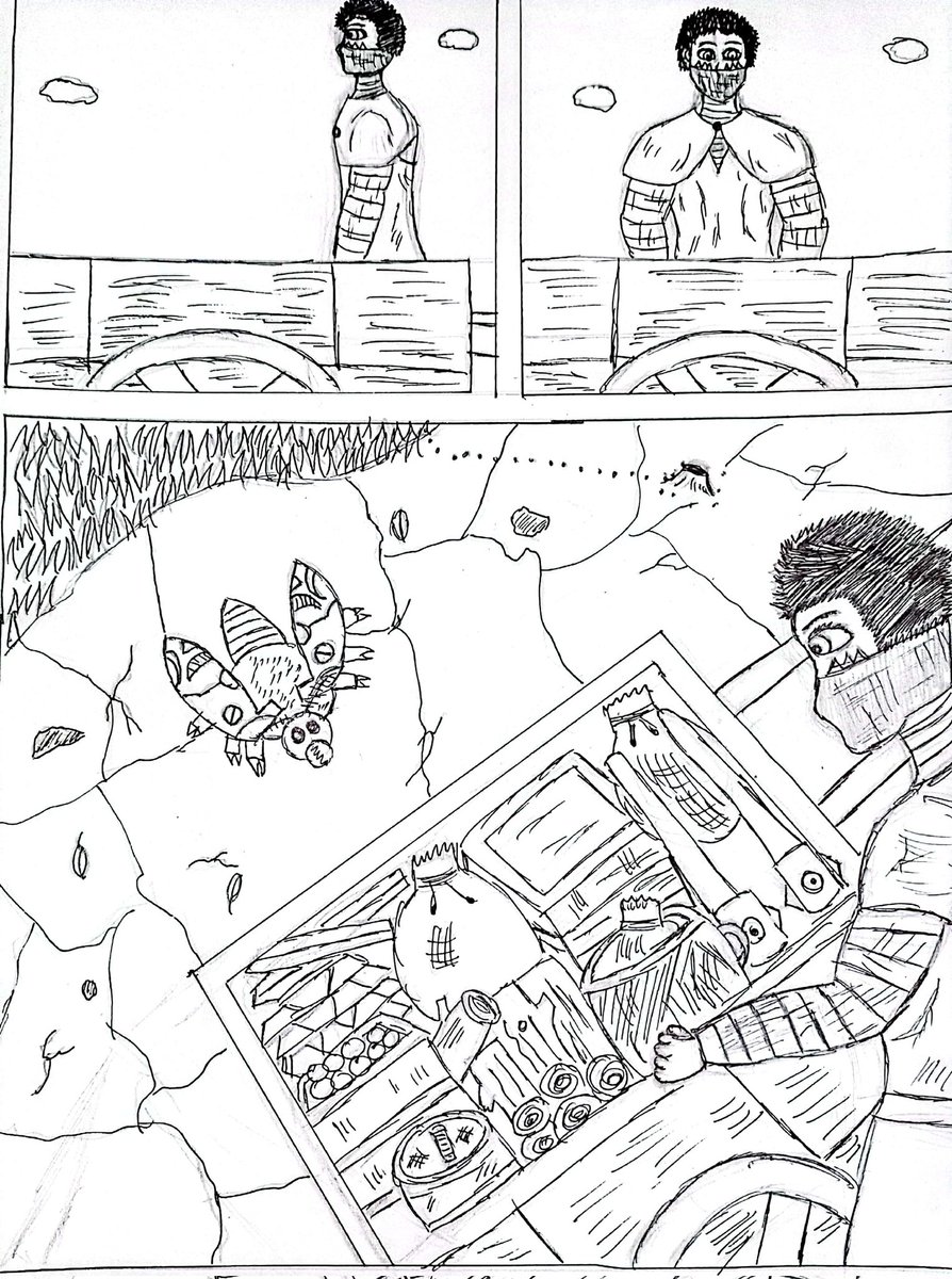 gera_miope's tweet photo. #elmercaderambulante #dibujoalapiz #webcomic #proyectooriginal terminé estas dos páginas del cómic, que les parece https://t.co/ikblqFFbYJ