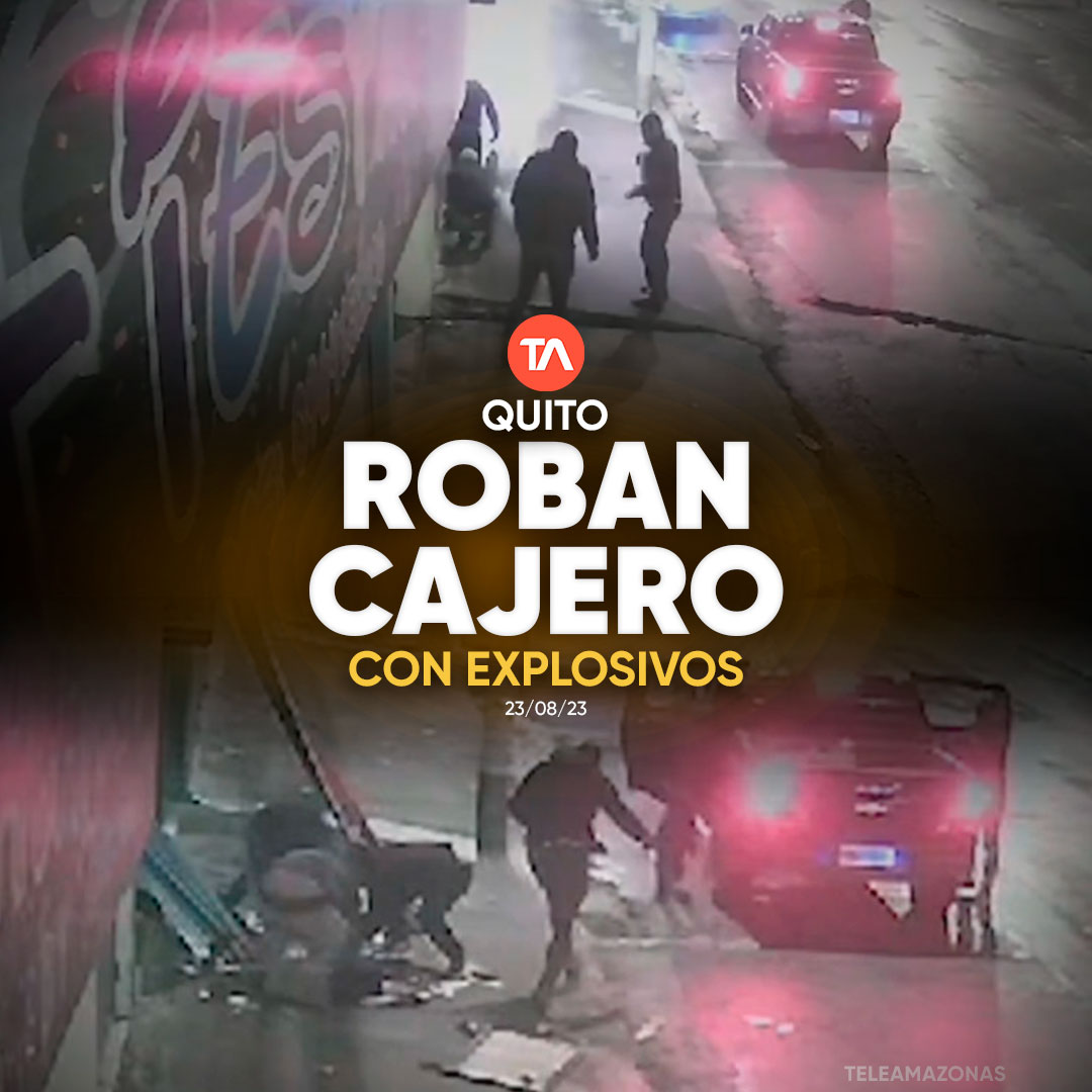teleamazonasec's tweet photo. #VIDEO | Con artefactos explosivos roban un cajero automático en el norte de Quito https://t.co/EMi5c9AUfe https://t.co/JVi3Orf0nU