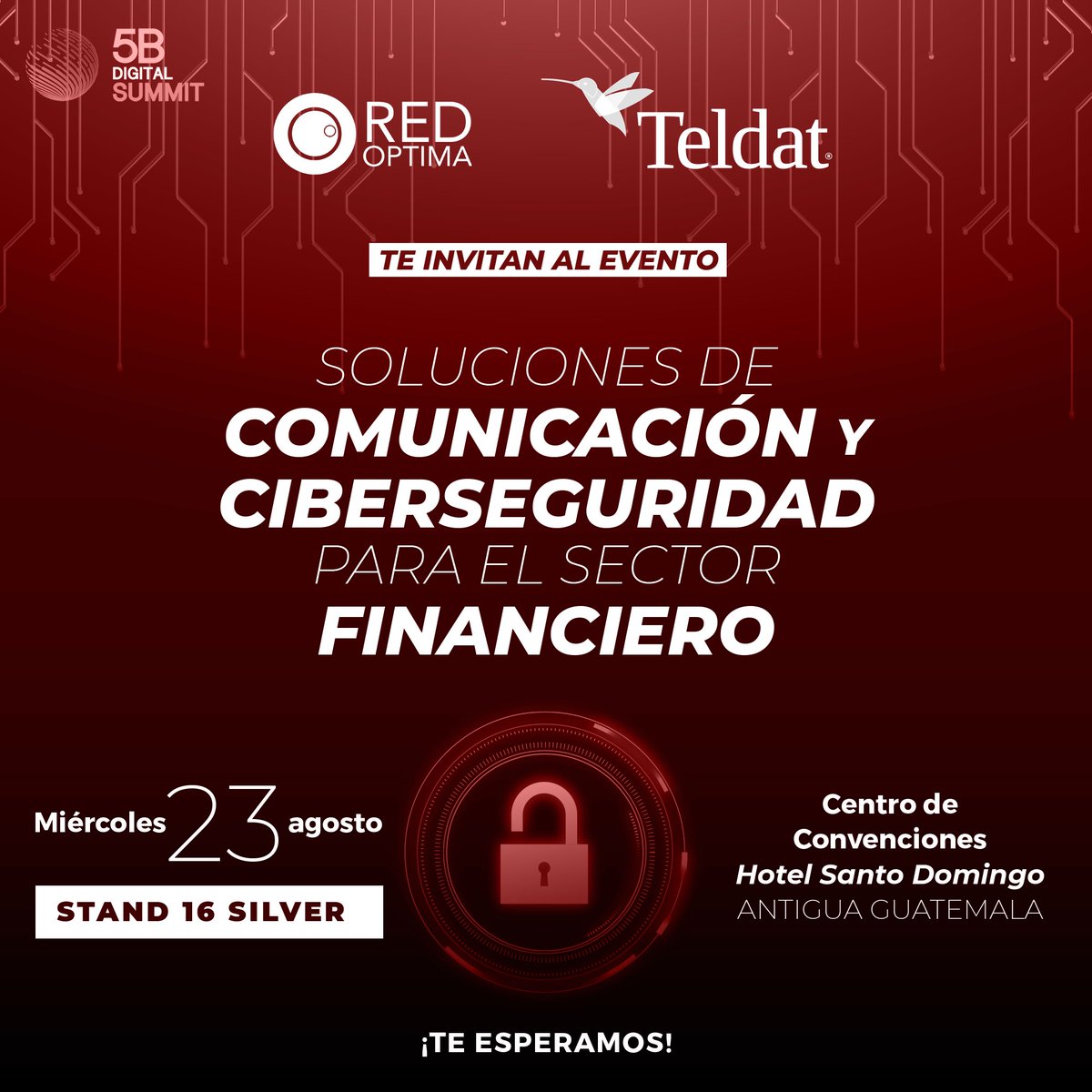redoptima's tweet photo. ¡Únete a nosotros en un evento único e innovador sobre Soluciones de Comunicación y Seguridad para la Industria Financiera! 🌟

¡Te esperamos!

@redoptima @TeldatCorp

#redoptima #teldat https://t.co/UsUTy9icLE