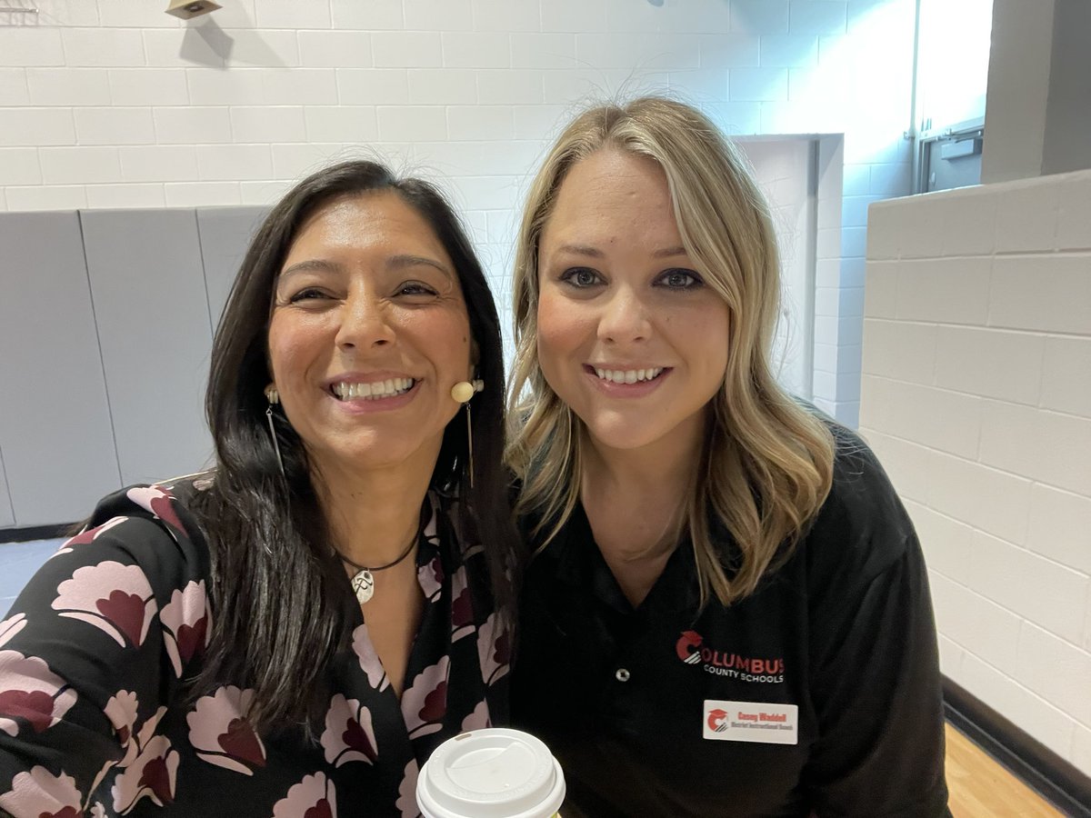 All checked in! Let’s do this <a href="/colcoschools/">Columbus County Schools</a> #CoCoConvo23 <a href="/icoach_casey/">Casey Waddell</a>