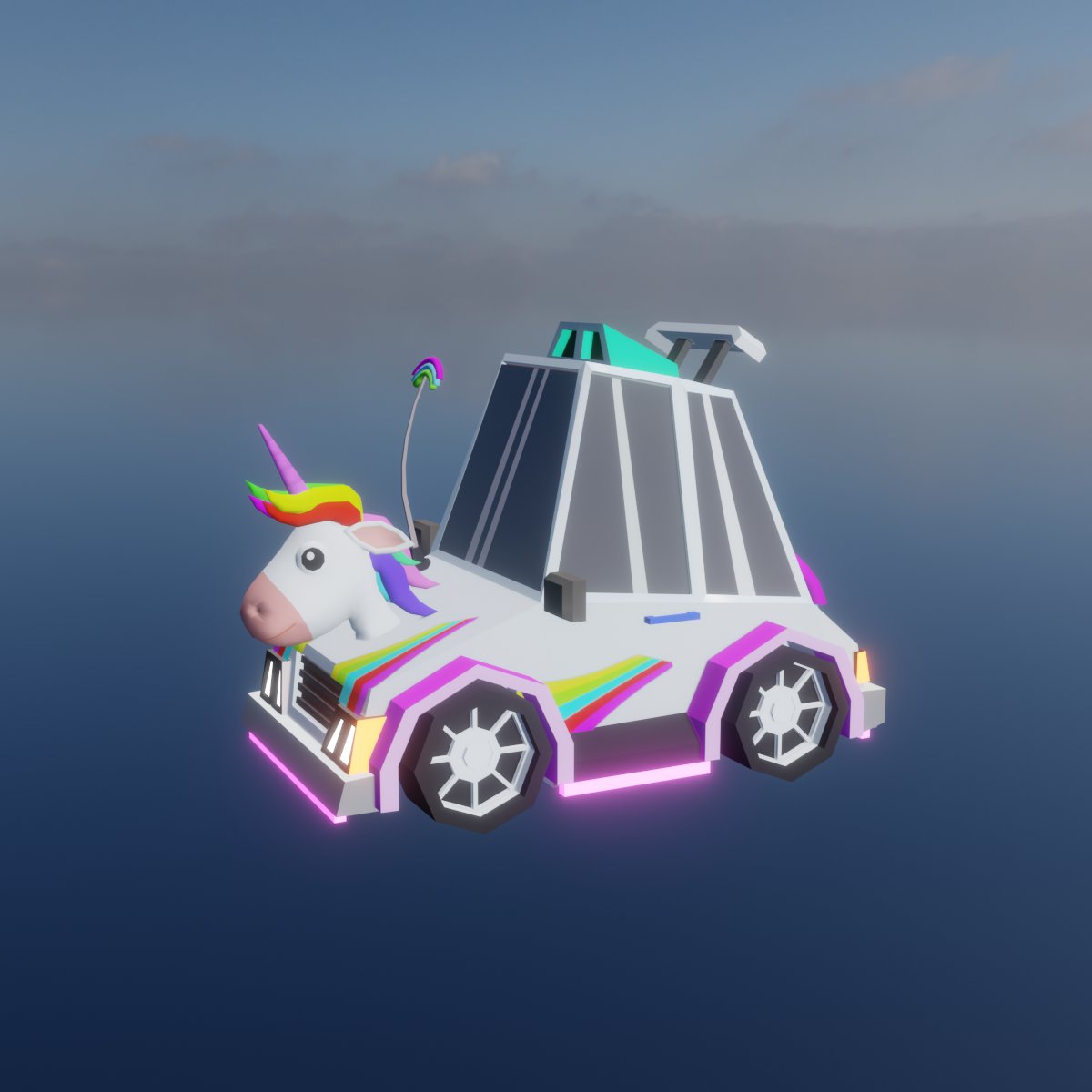 WheelsOfWhimsy's tweet photo. 🌈🦄 "Rainbow Gallop: Unicorn Cruiser" NFT - A Whimsical Ride Through Colorful Dreams 🦄🌈
#NFTArt #RainbowGallop #UnicornCruiser #DigitalCollectible #CryptoArt #ColorfulDreams #WhimsicalAdventure #CruisingInStyle 🚀🦄 https://t.co/ycBtI9hu2Q
