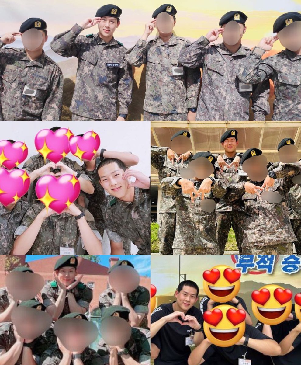 bigmonstas's tweet photo. not only is he aegyofying the military, he really has the entire squad kku kku kka kka posing for the camera IM IN TEARS https://t.co/TwGh0AWJFo