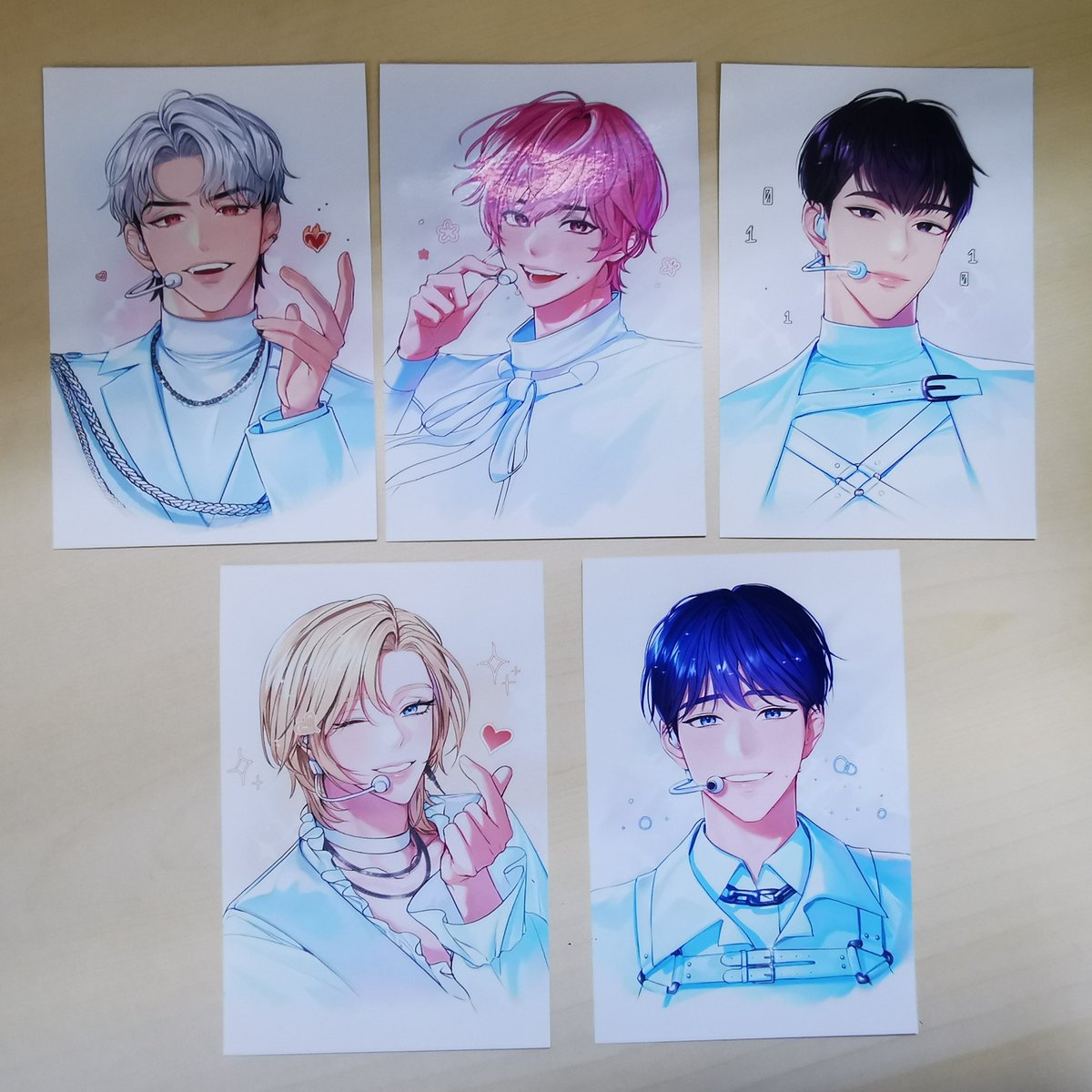 plavelvr's tweet photo. my plave pboxes are home!!! tysm as always @KJPabili! 😍 #KJ_Feedbacks
everything's so pretty!! big thanks to the artists who shared these masterpieces with us 🫶 https://t.co/Ja23Avnyfd