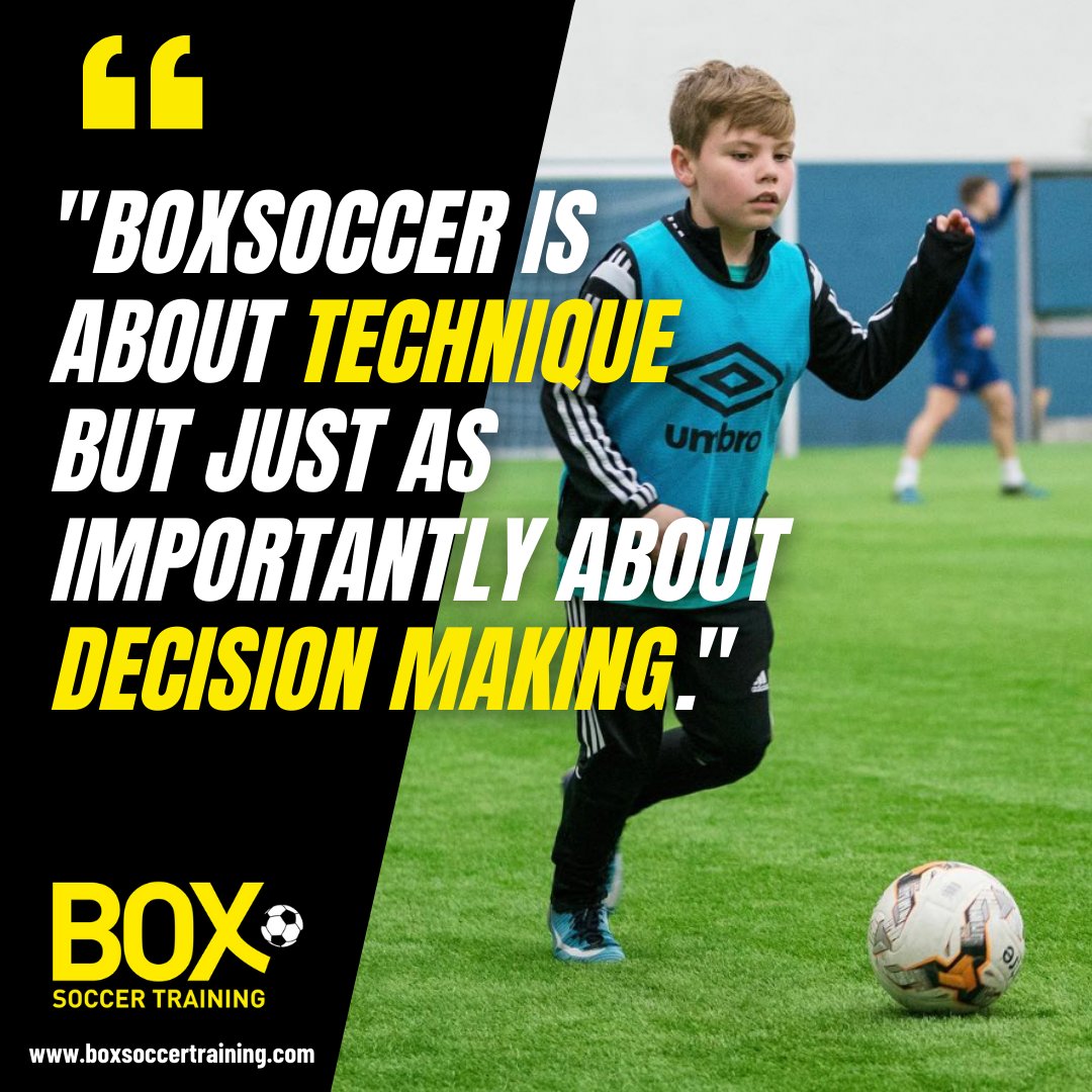 “ Football is played with your head, your feet are just the tools” Andrea Pirlo  

Get in touch today by calling us at 0131 510 7974 to see how Boxsoccer can help your child, coaching or club.  

#ChampionMentality #SuccessMatters #PersonalGrowth #LeadershipDevelopment #boxsoccer