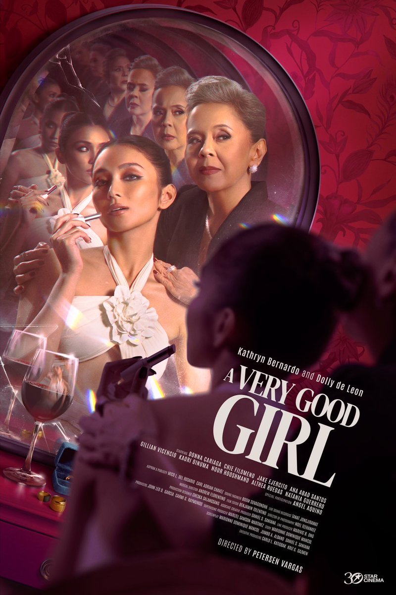 bernardokath's tweet photo. Girls can be anything…but nice? Not this time 💅

The official poster is out! Catch #AVeryGoodGirl, directed by Petersen Vargas, only in cinemas this SEPTEMBER 27

#AVeryGoodGirlOfficialPoster https://t.co/YITMGv9RMi