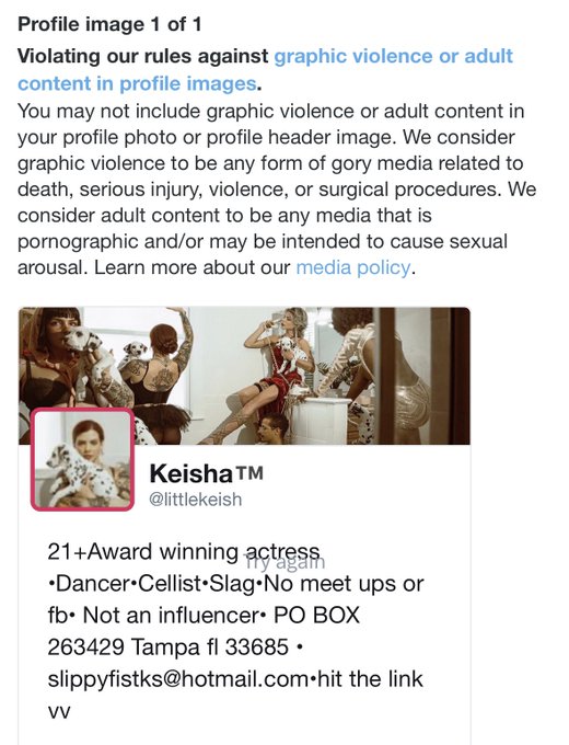 My account was locked for having this as my profile picture. stop targeting me twitter you fuckin twit<a href="/tag/newprofilepic"class="tags"><span>#newprofilepic</span></a>