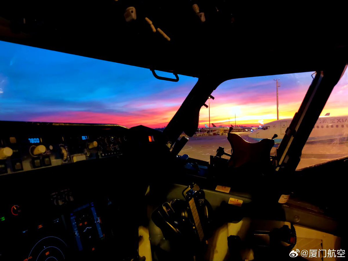 Sunset Show from the Sky's Front Row! 🌅✈️🎉