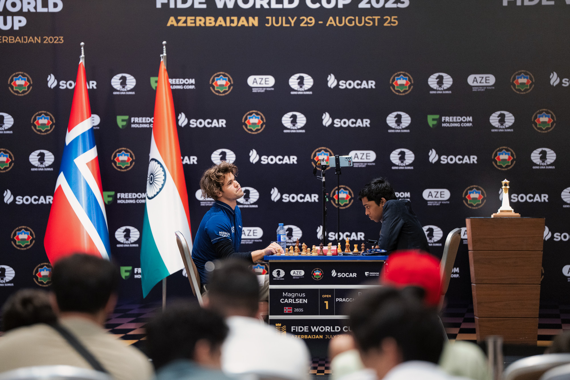 LIVE: Praggnanandhaa Vs Carlsen, World Chess Championship 2023 LIVE