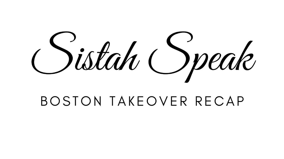 SistahSpeakCast's tweet photo. It’s here! The Sistah Speak Boston Takeover recap is out. Join us as we recount the Sistah Speak Boston Takeover trip in its entirety and hear from the SS Family that attended. It’s a long one yall! #WhoBuiltBoston

https://t.co/UvoqlZsHyp https://t.co/Xi0hDUMgPD