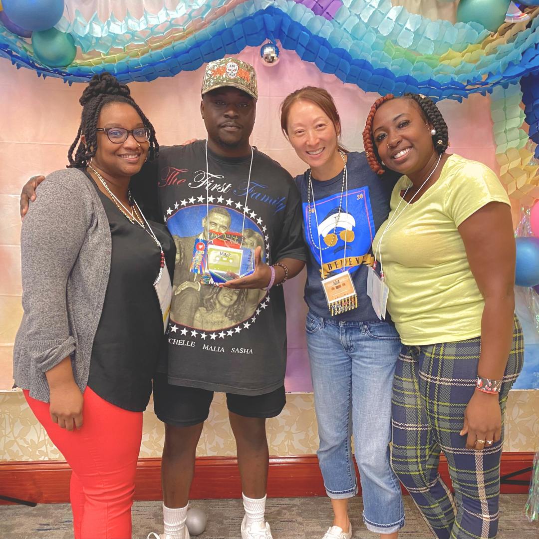 One of our most special rituals at WINGS is presenting the Bright Light Award. Each year we honor a WINGS staffer whose selflessness, enthusiasm, teamwork, and kindness make the world shine bright. We are ECSTATIC to share this award with the one and only ✨Warlon Mack!✨!