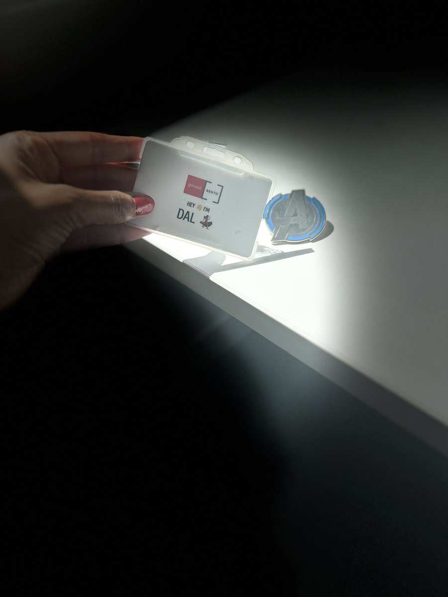 Avengers pin + my very own personalised Bento badge courtesy of <a href="/mahdi/">Mahdi</a> 

Two great gifts on a ☀️ drenched Wednesday in London Town! Thanks to the best team in town! #bentotech ❤️