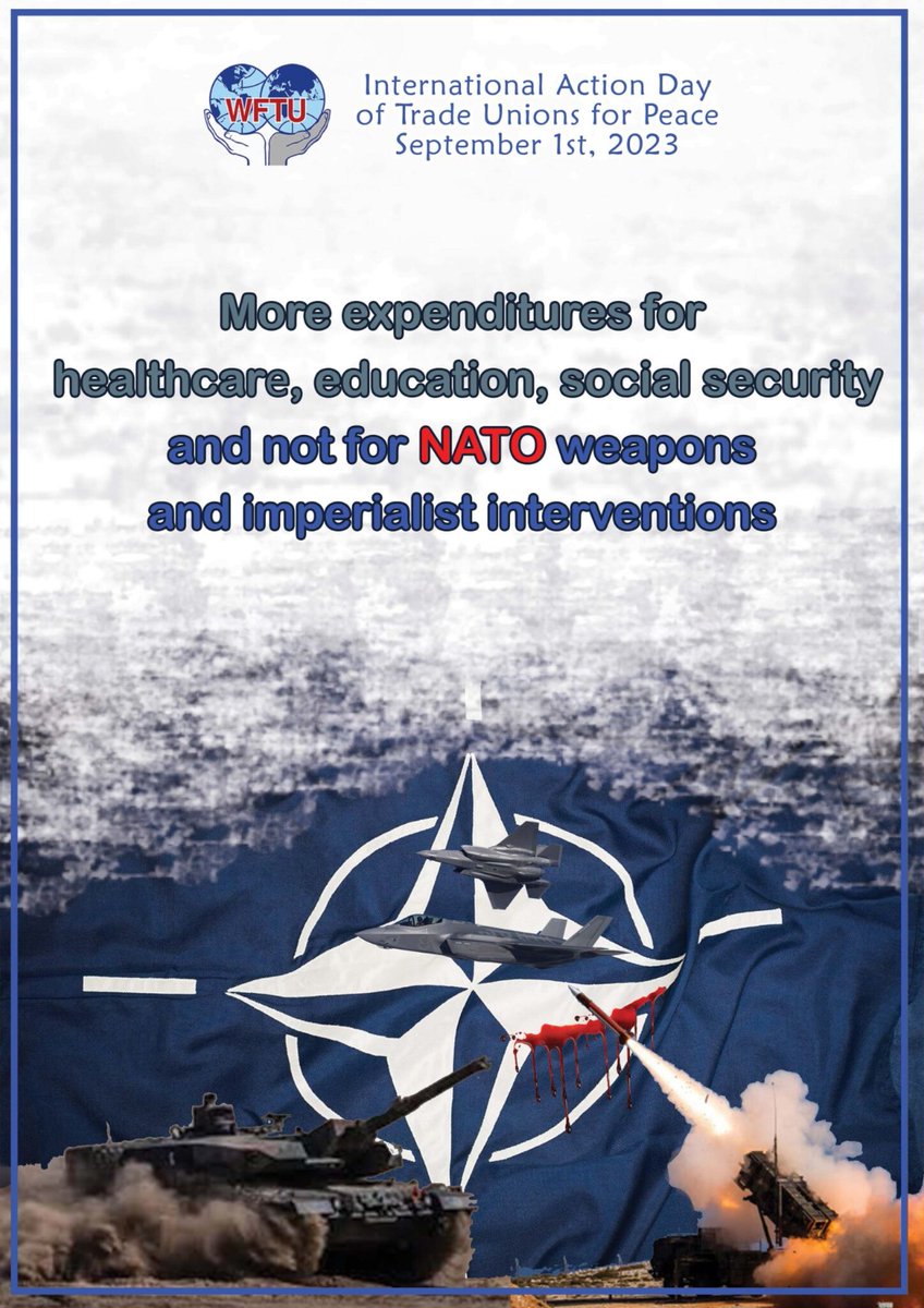 International Action Day of Trade Unions for Peace: eurof-wftu.eu/?p=2715