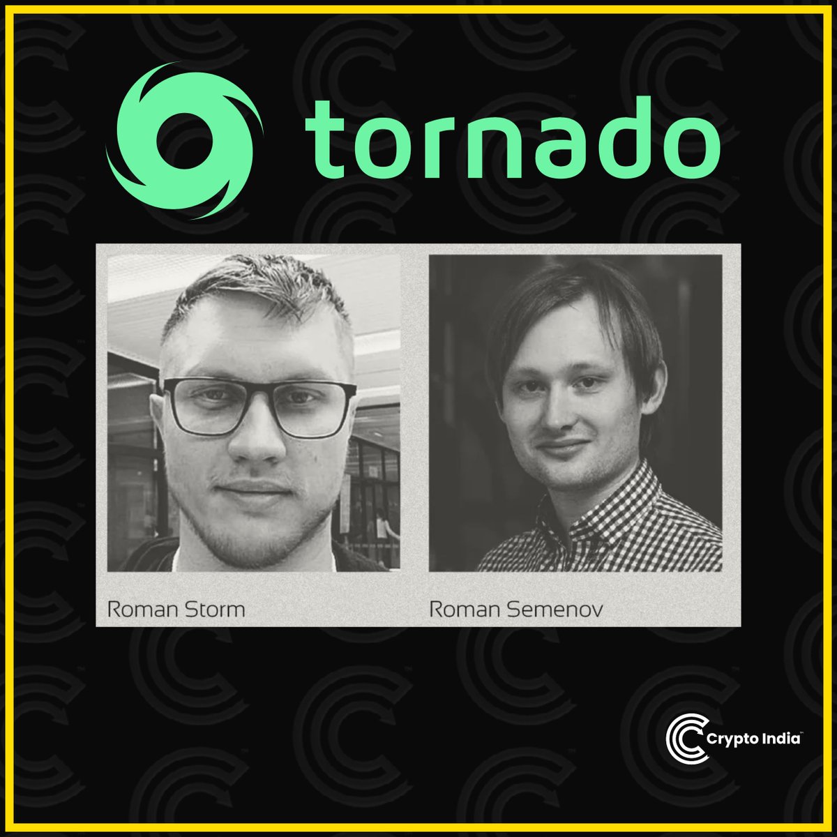 🚨 Big News: FBI arrests Roman Storm, co-founder of Tornado Cash. U.S.  Treasury sanctions Roman Semenov, another co-founder.