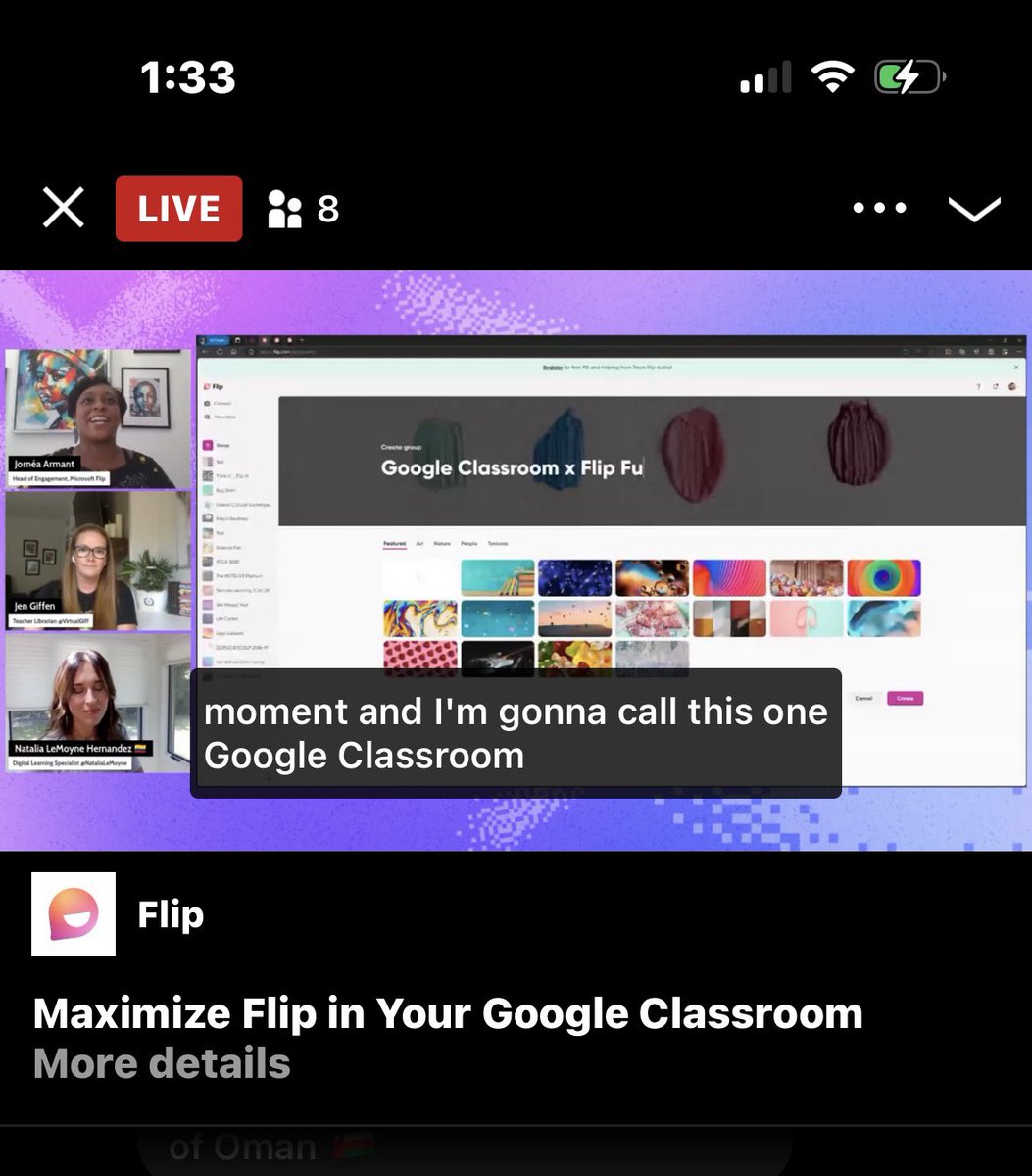 GoldNSTEAMnista's tweet photo. Todayโs session was nothing short of โGODLENโ! Biggest take away, ๐ฅrollโฆThe Live Demo! If you want to see it in action, check out the replay! @FloridaMIEE @MIEE_Flopsie #MIEE @Microsoft Innovative Educator Expert! #AmplifyingStudentVoice #StudentVoiceAmbassador @MicrosoftFlip https://t.co/hOHYPwUPsk