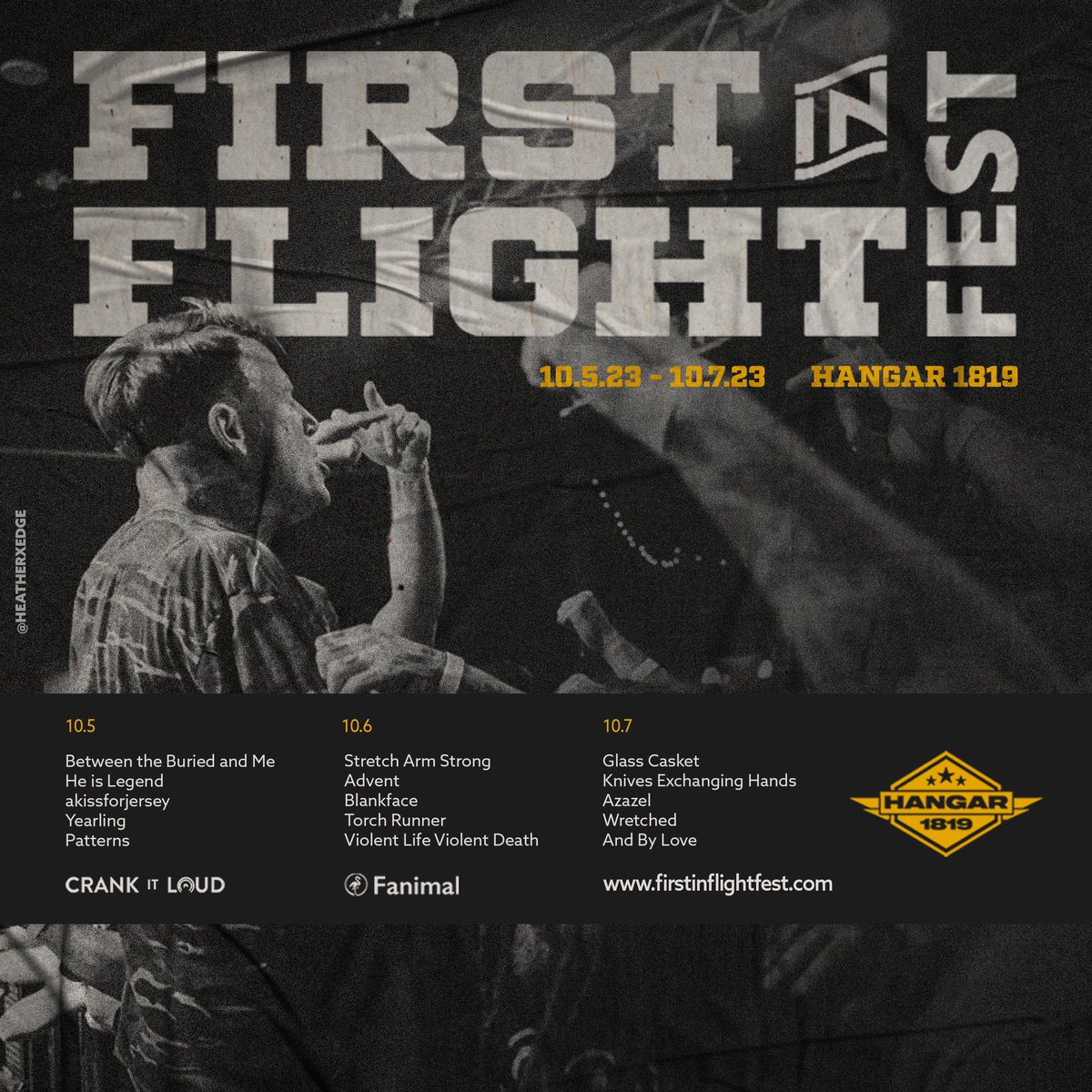 October is getting closer. Come check us out at First In Flight Fest 2023 at Hangar 1819 in Greensboro, NC. Grab your tickets at firstinflightfest.com if you haven’t already, and follow @firstinflightfest for the latest scoop. #firstinflightfest 💀