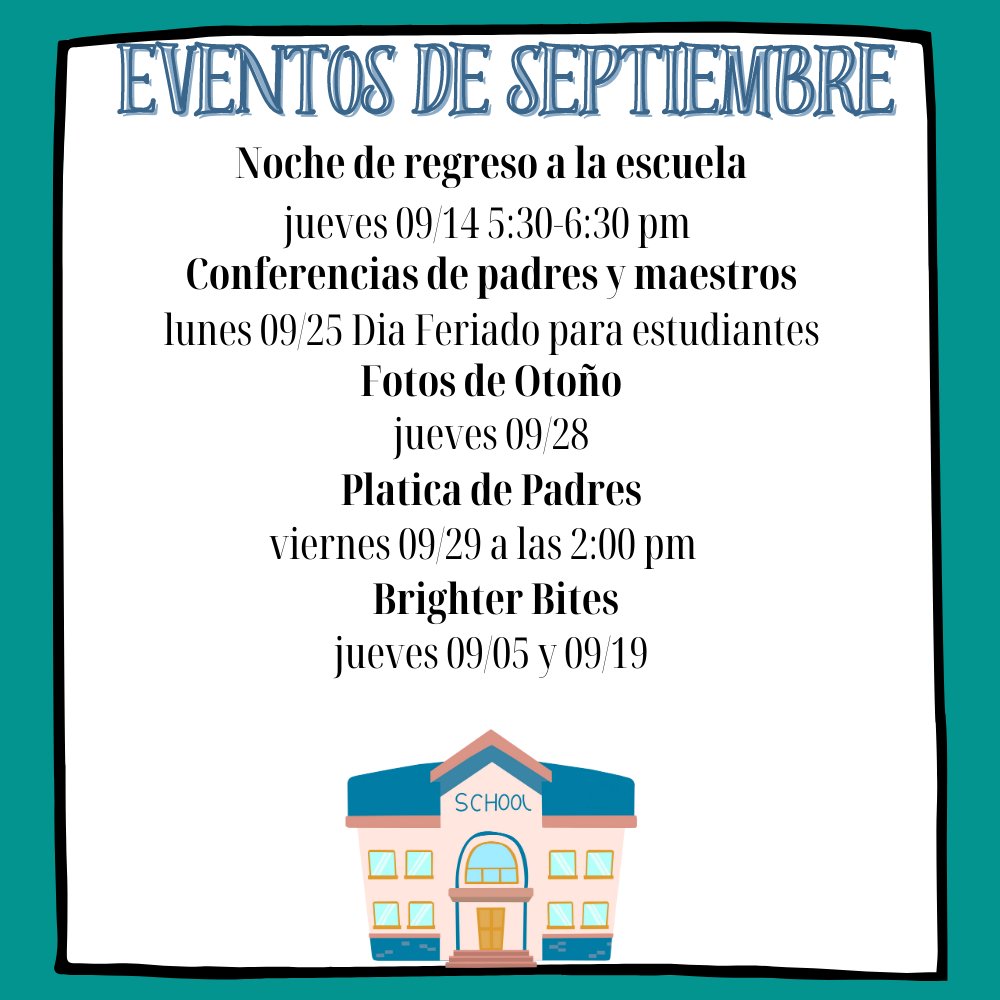 Mark your calendars!