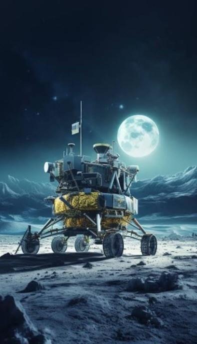 चांद पर जय भारत 🌕🇮🇳